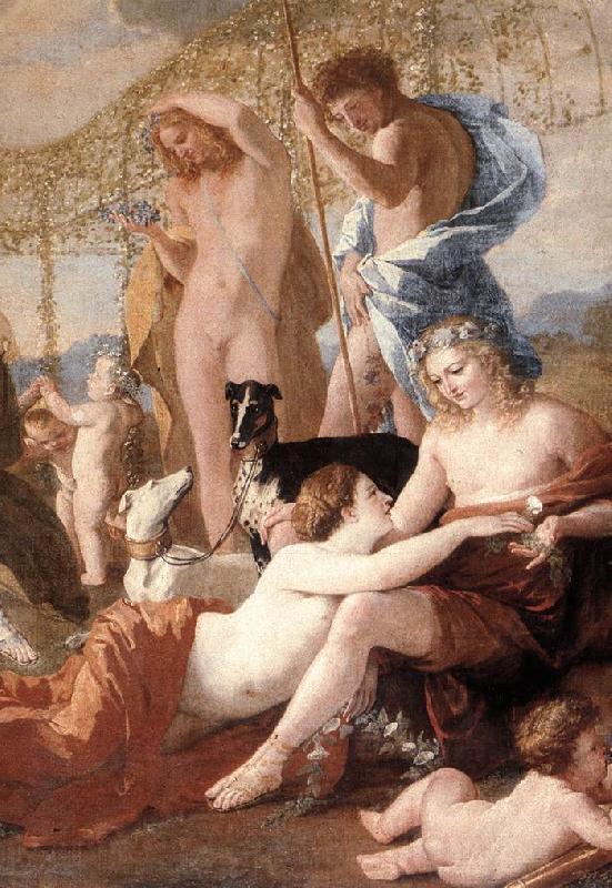 POUSSIN, Nicolas The Empire of Flora (detail) afd Spain oil painting art